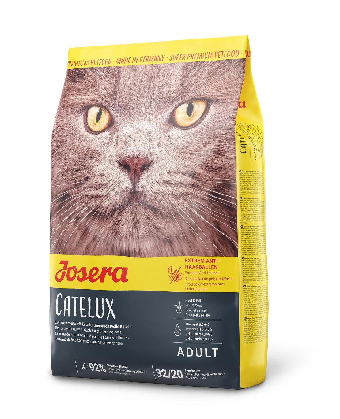 Josera Cat Catelux суха храна против образуването на космени топки за котки - 400 гр