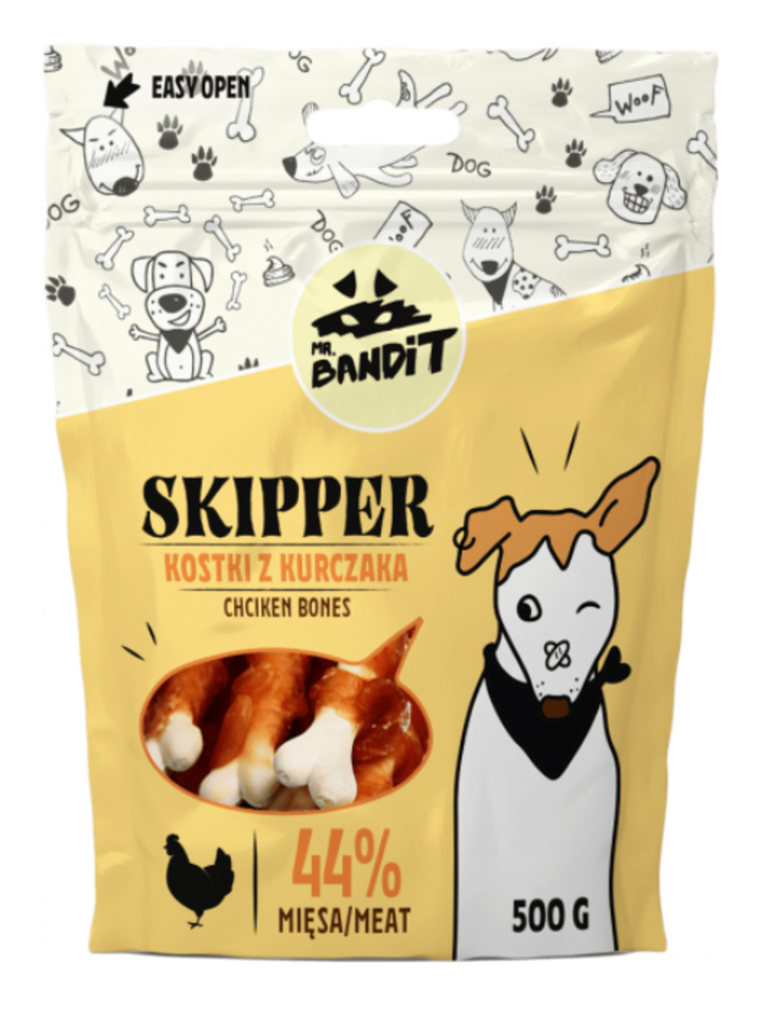 Mr. Bandit SKIPPER chicken bones 500g