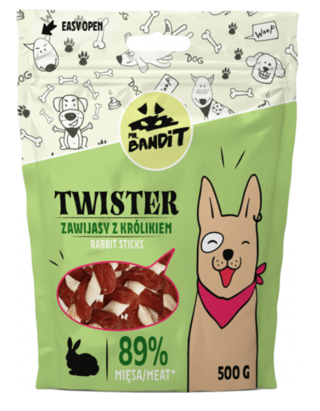 Mr. Bandit TWISTER rabbit sticks 500g