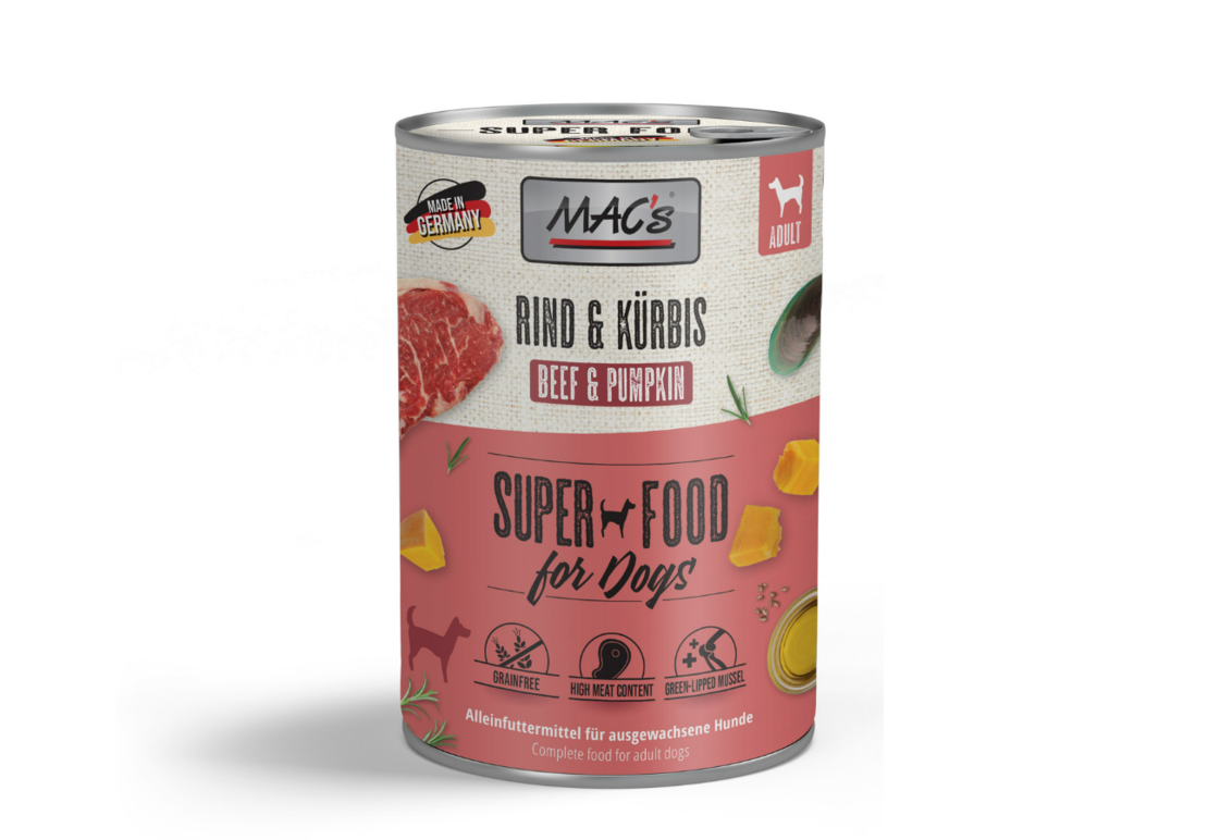 MAC’s Dog с телешко и патешко, 400 гр