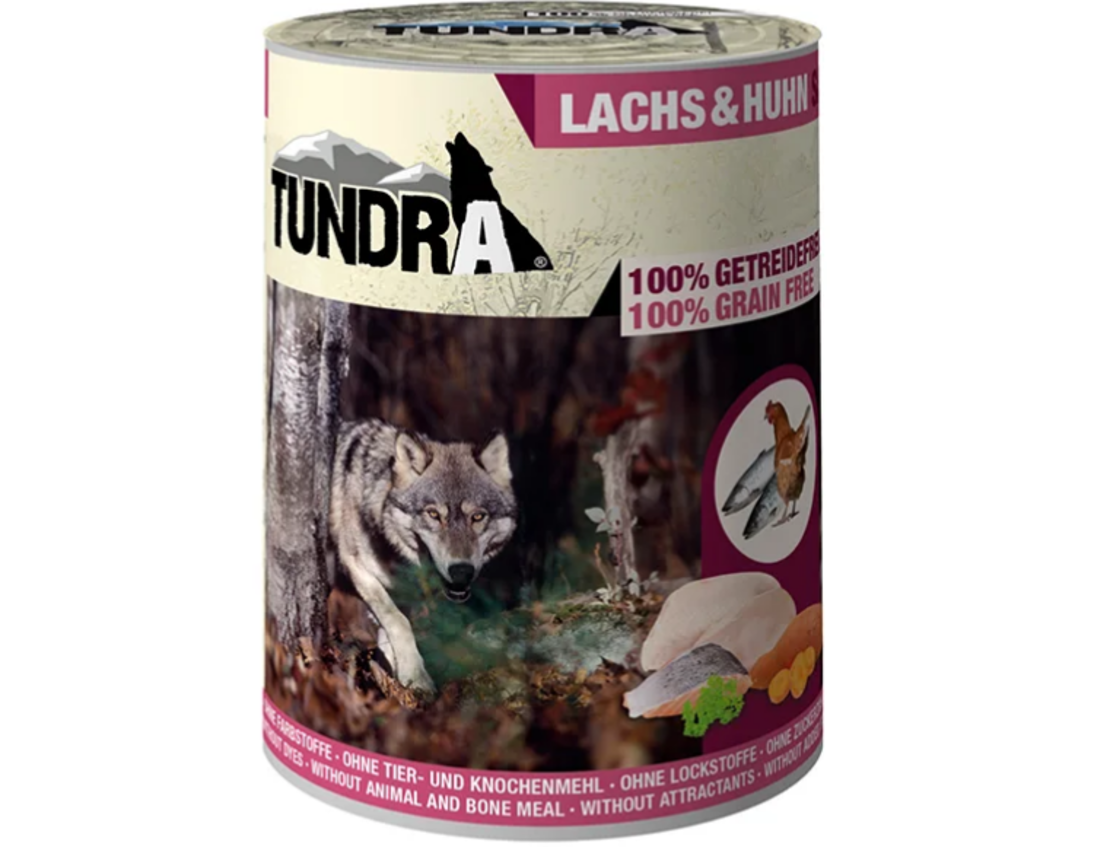 Tundra Dog със сьомга и пиле, 400 гр