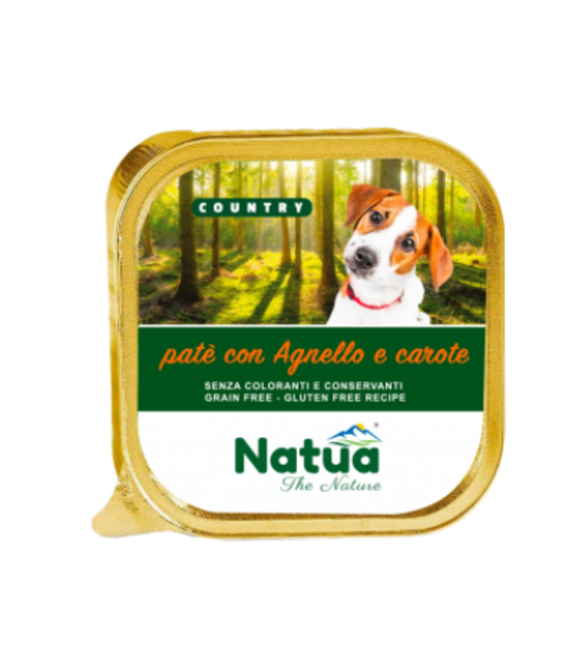 NATUA пастет за куче с агне и моркови, 100 гр