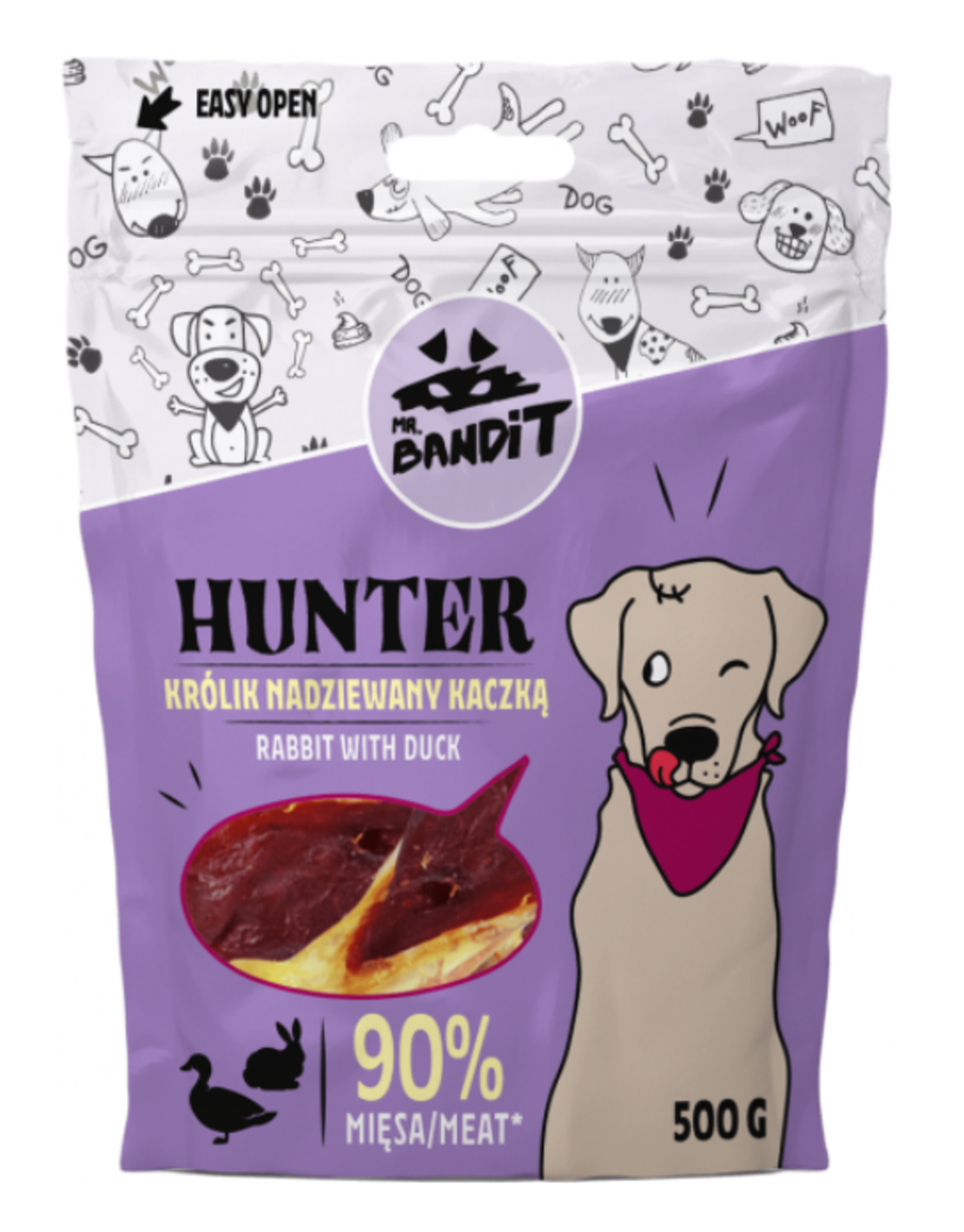 Mr. Bandit HUNTER rabbit with duck 500g
