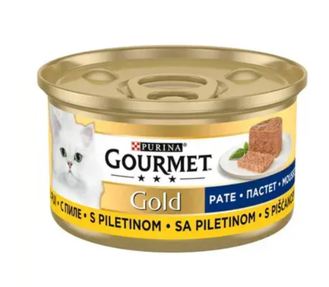 Gourmet Gold котешки пастет с вкус на пилешко 85g