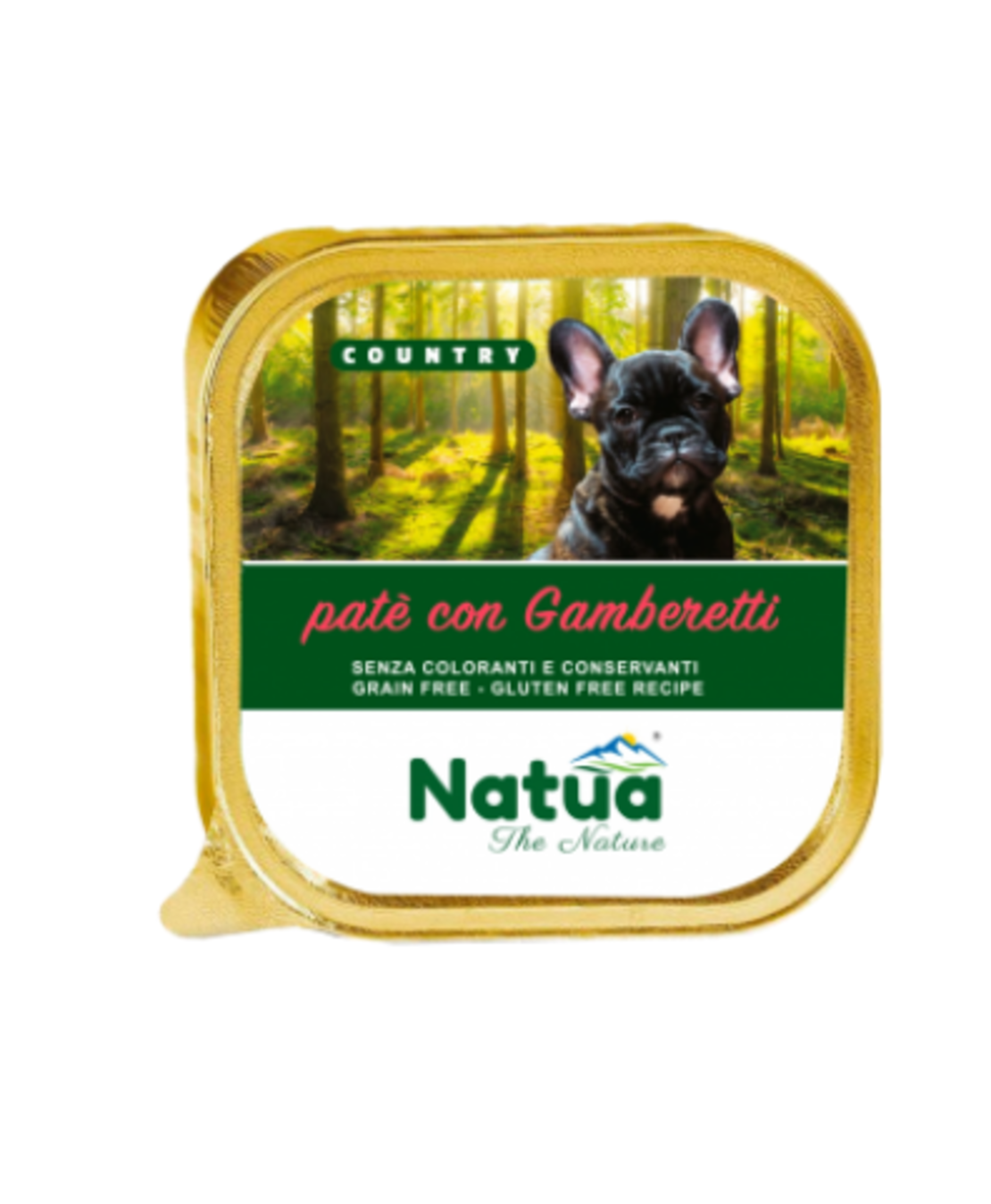 NATUA пастет за куче със скариди, 100 гр