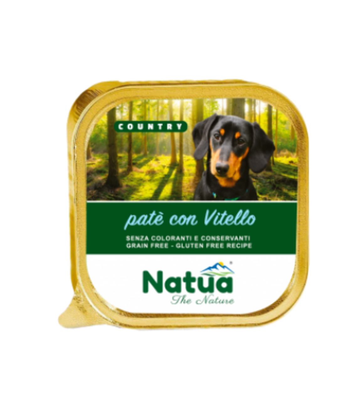 NATUA пастет за куче с телешко, 100 гр