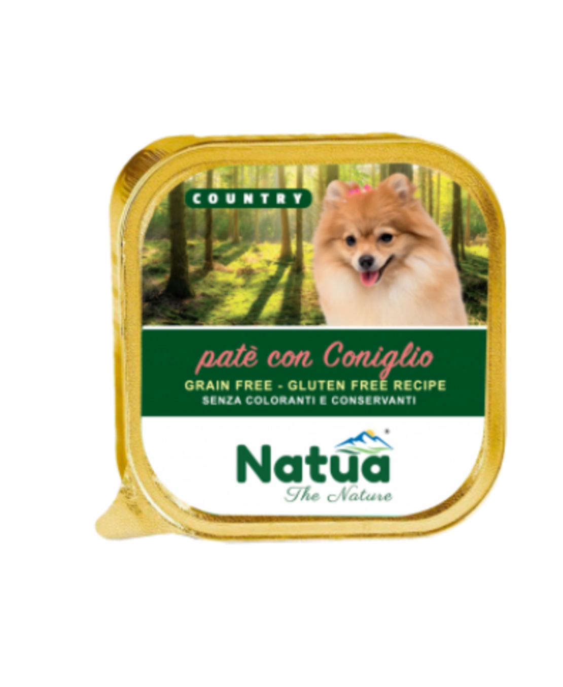 NATUA пастет за куче със заек, 100 гр