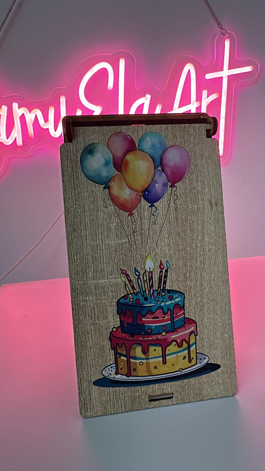 Дървена кутия за пари – Торта