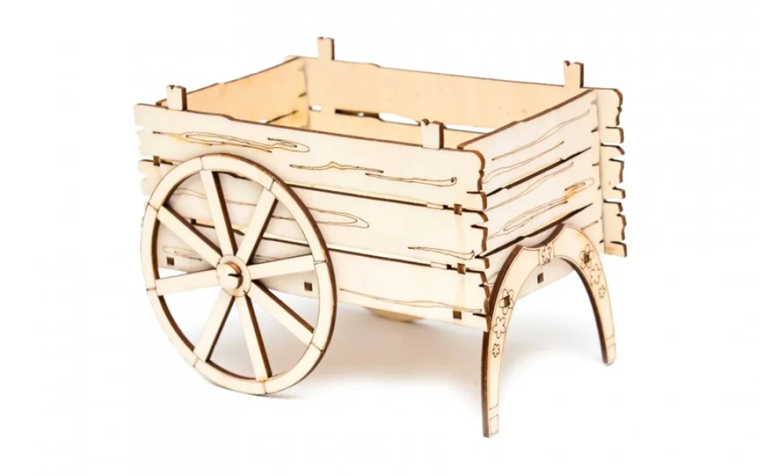 дървена каручка