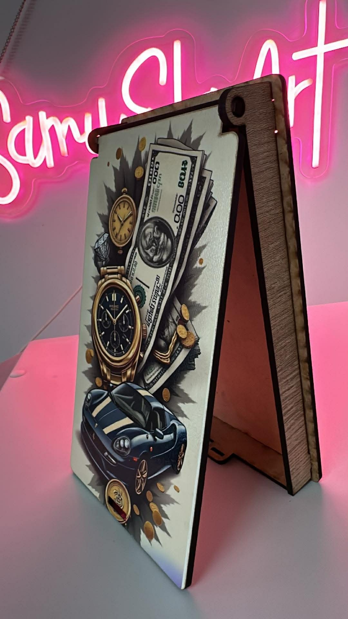 Дървена кутия за пари-Стилен мъж