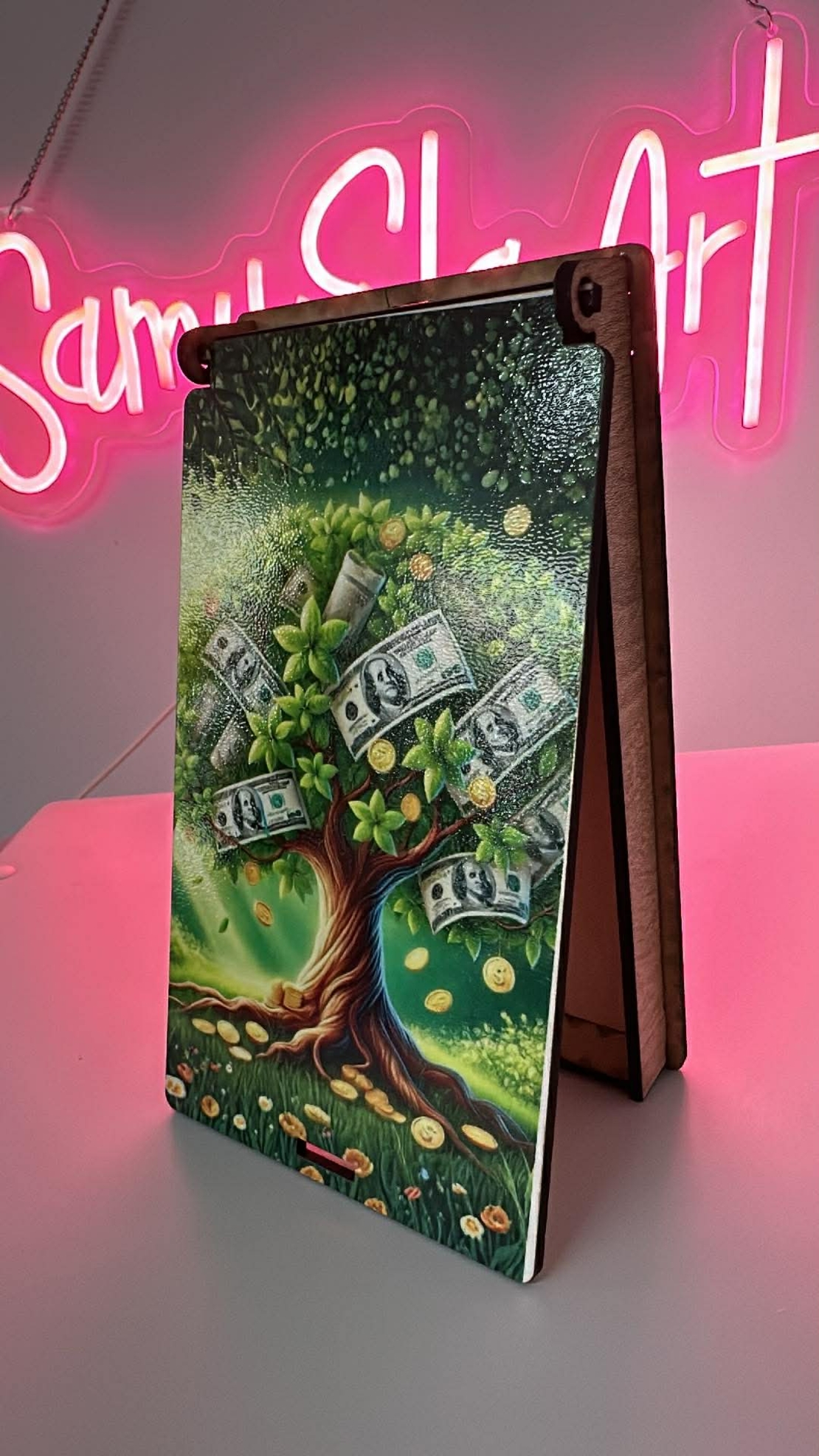 Дървена кутия за пари-Дървото на парите