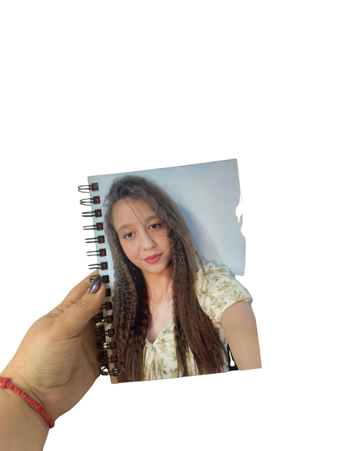 Тефтер с дървени корици със ваша снимка и лично послание