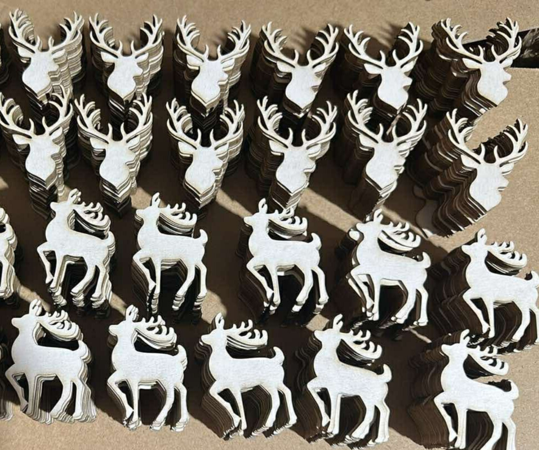 Заготовки от бирен картон – еленче