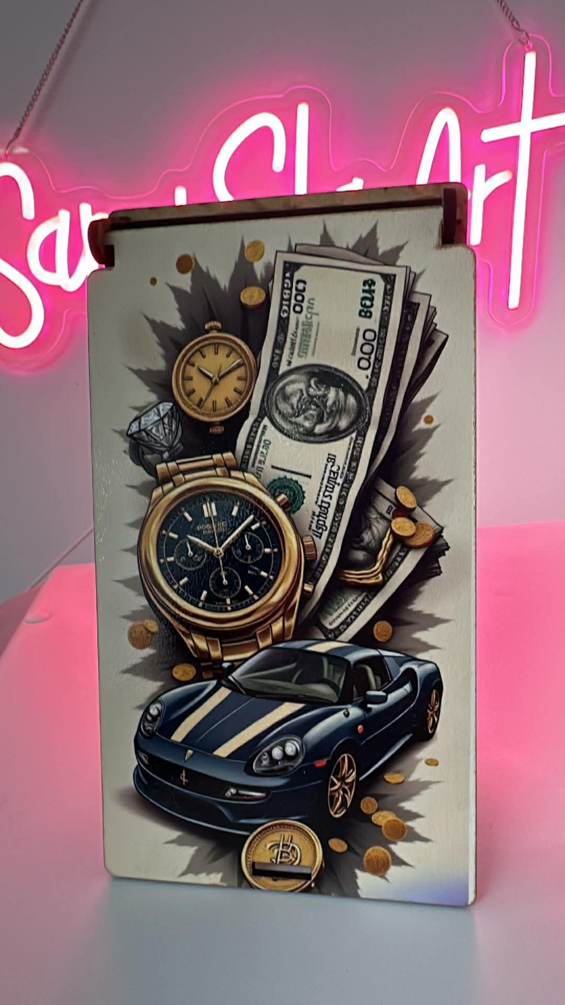 Дървена кутия за пари-Стилен мъж