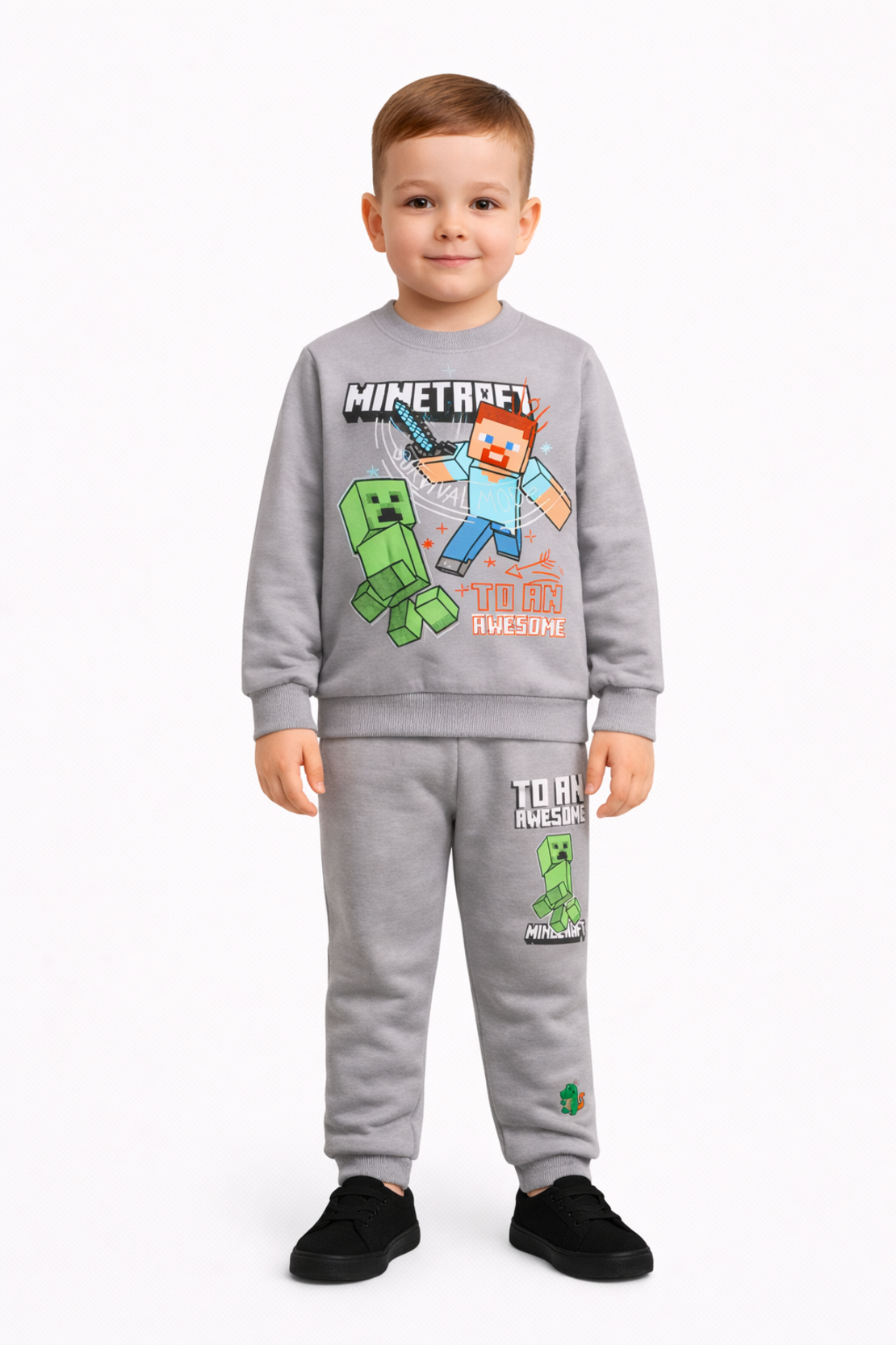 Детски ватиран комплект Minecraft