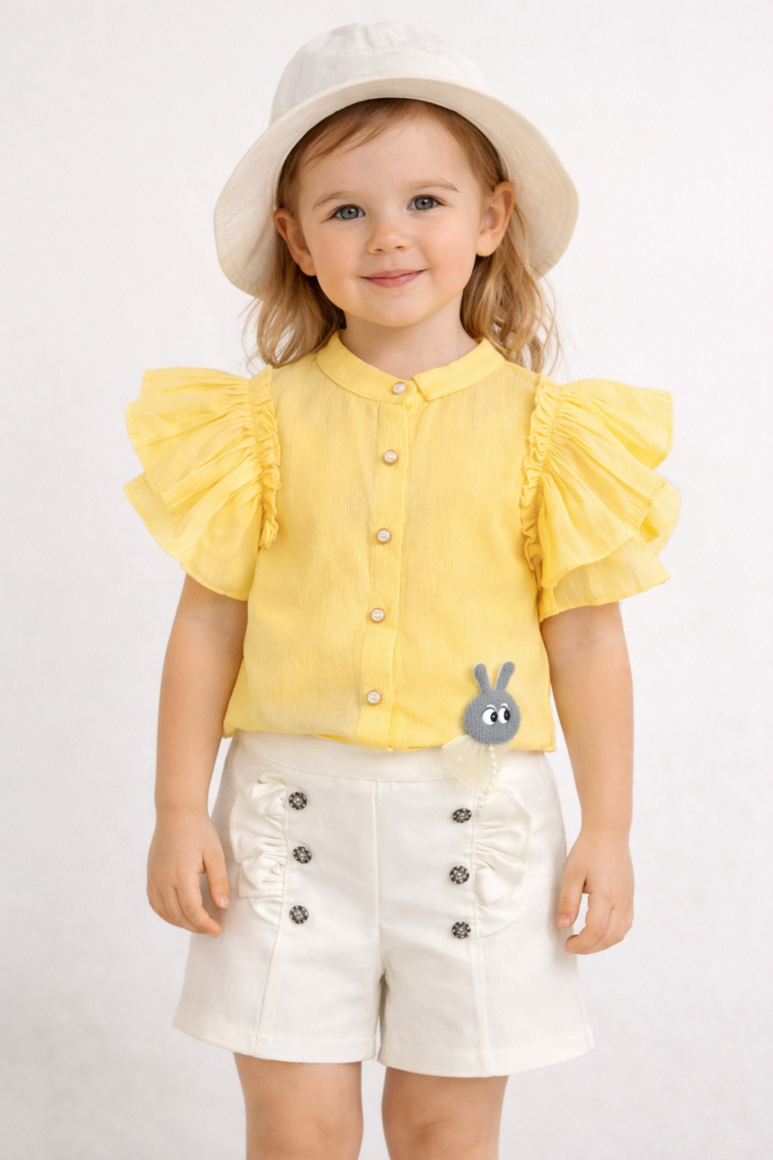 Елегантен Летен Комплект за Момиче