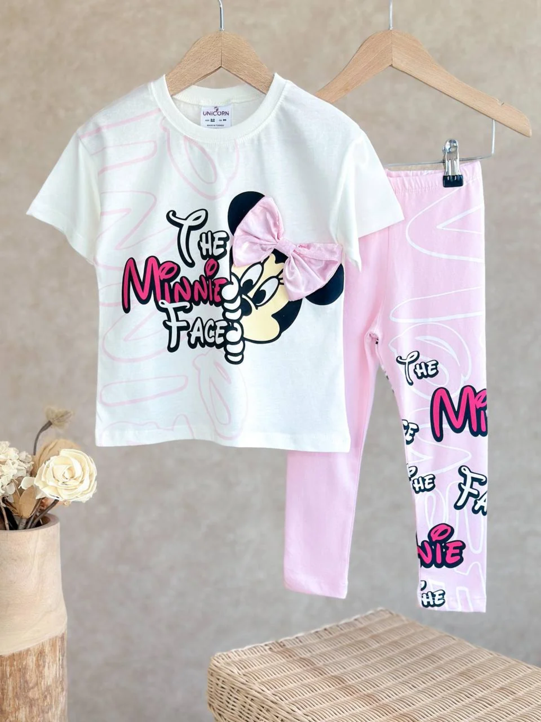 Детски комплект за момиче с Мини и панделка