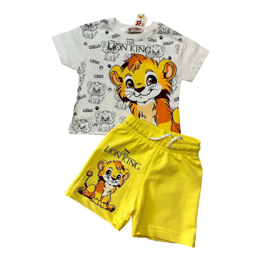 Детски летен комплект с лъвче