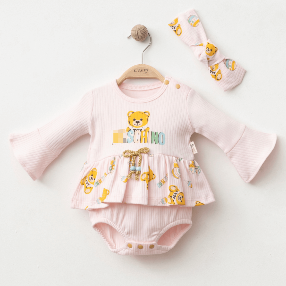 Бебешко боди рокля с мече