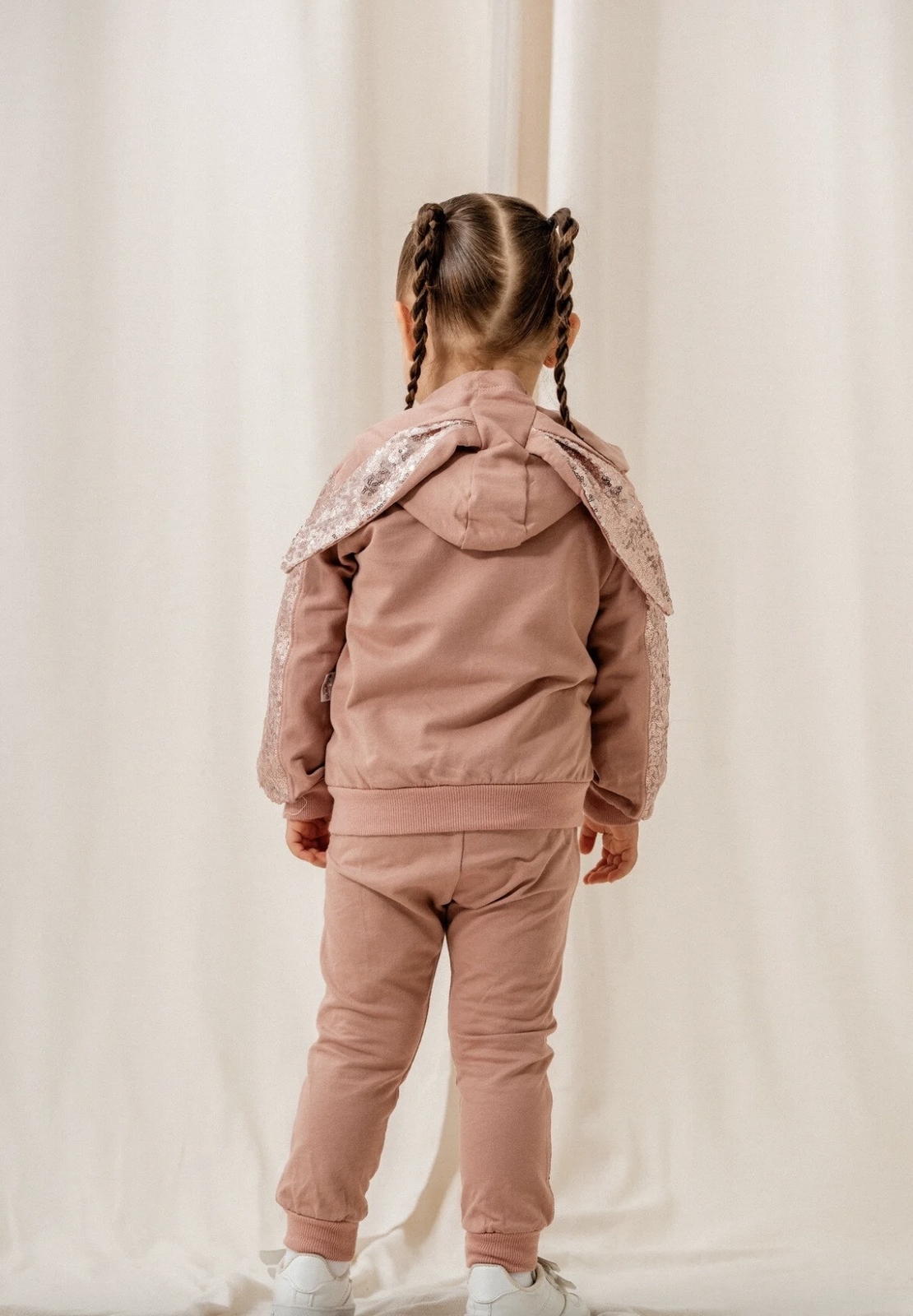 Комплект зайче  с пайети – 3 части