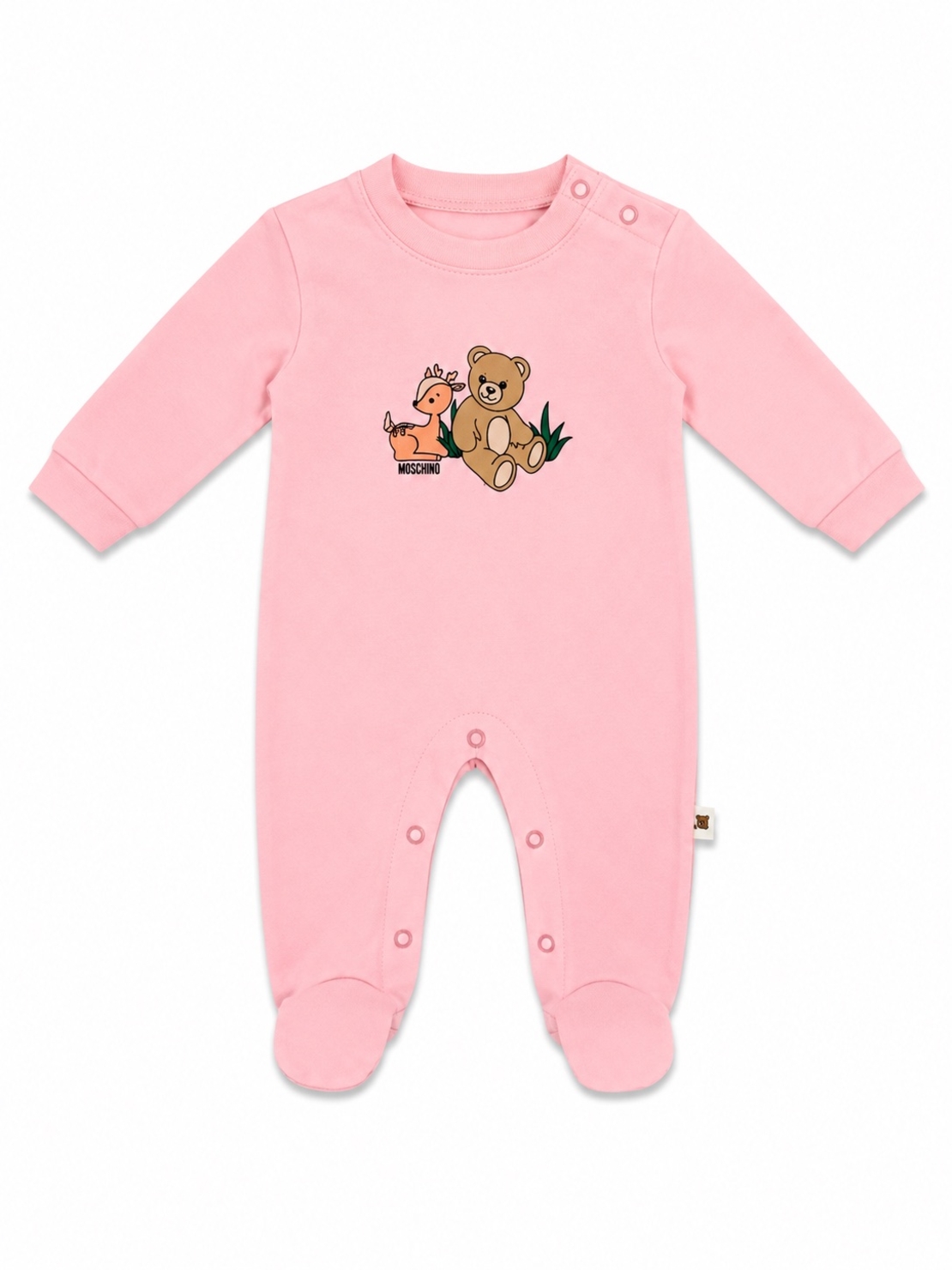 Бебешки гащеризон Teddy Friends Pink