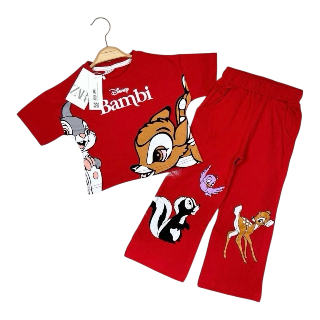Детски комплект Бамби Червен