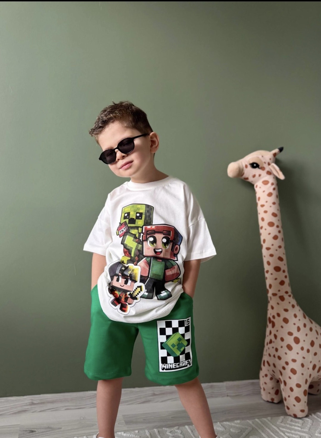 Детски комплект  Minecraft  100% памук