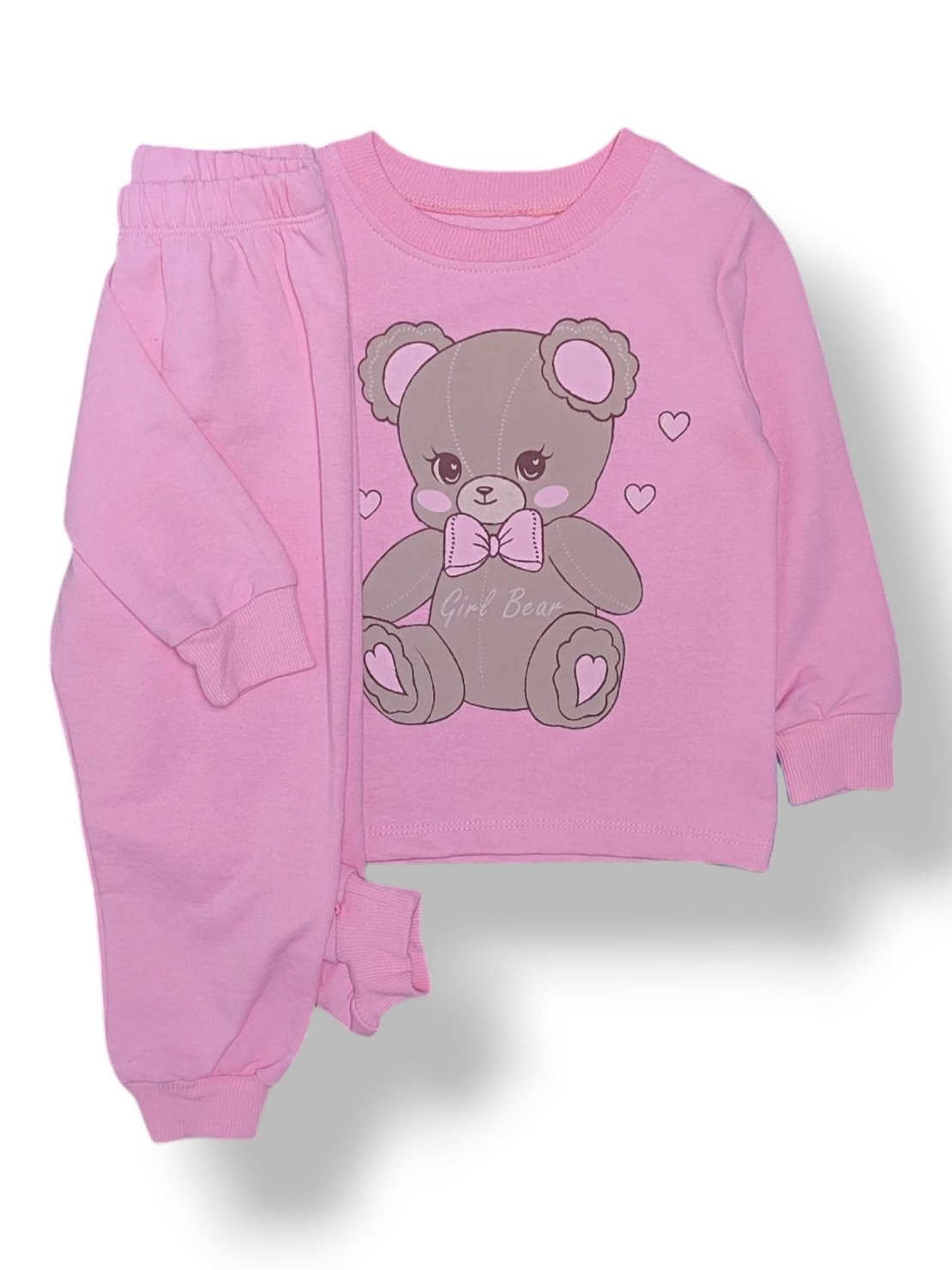 Розов детски комплект Girl Bear