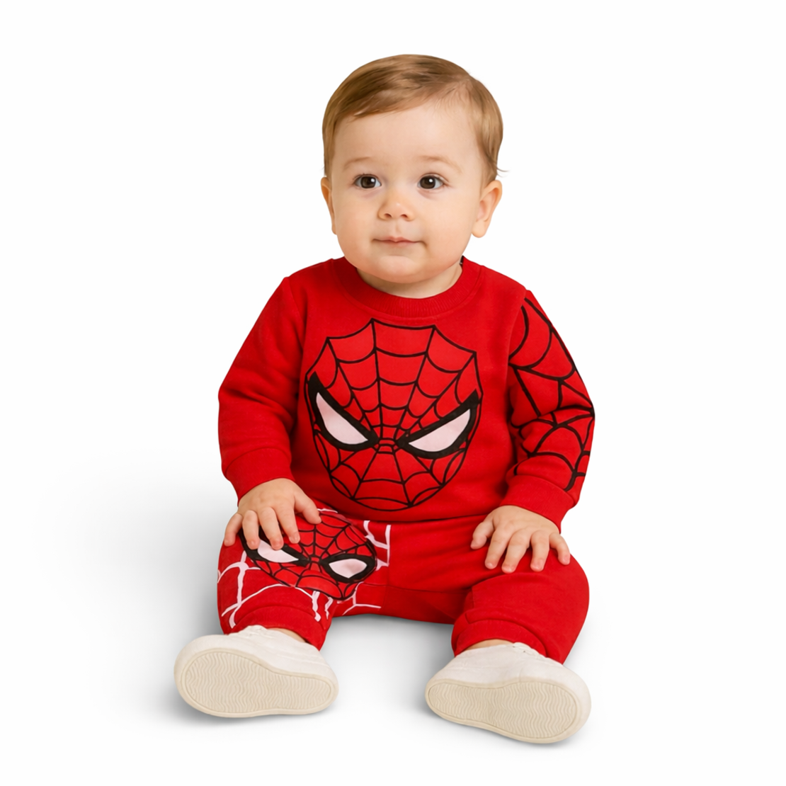 Бебешки ватиран комплект Спайдърмен