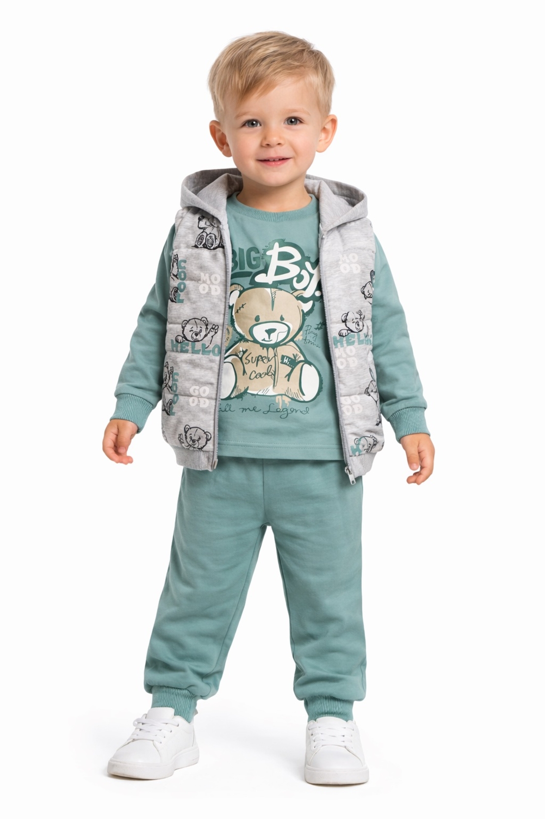 Детски комплект Big Boy 3 части с елек