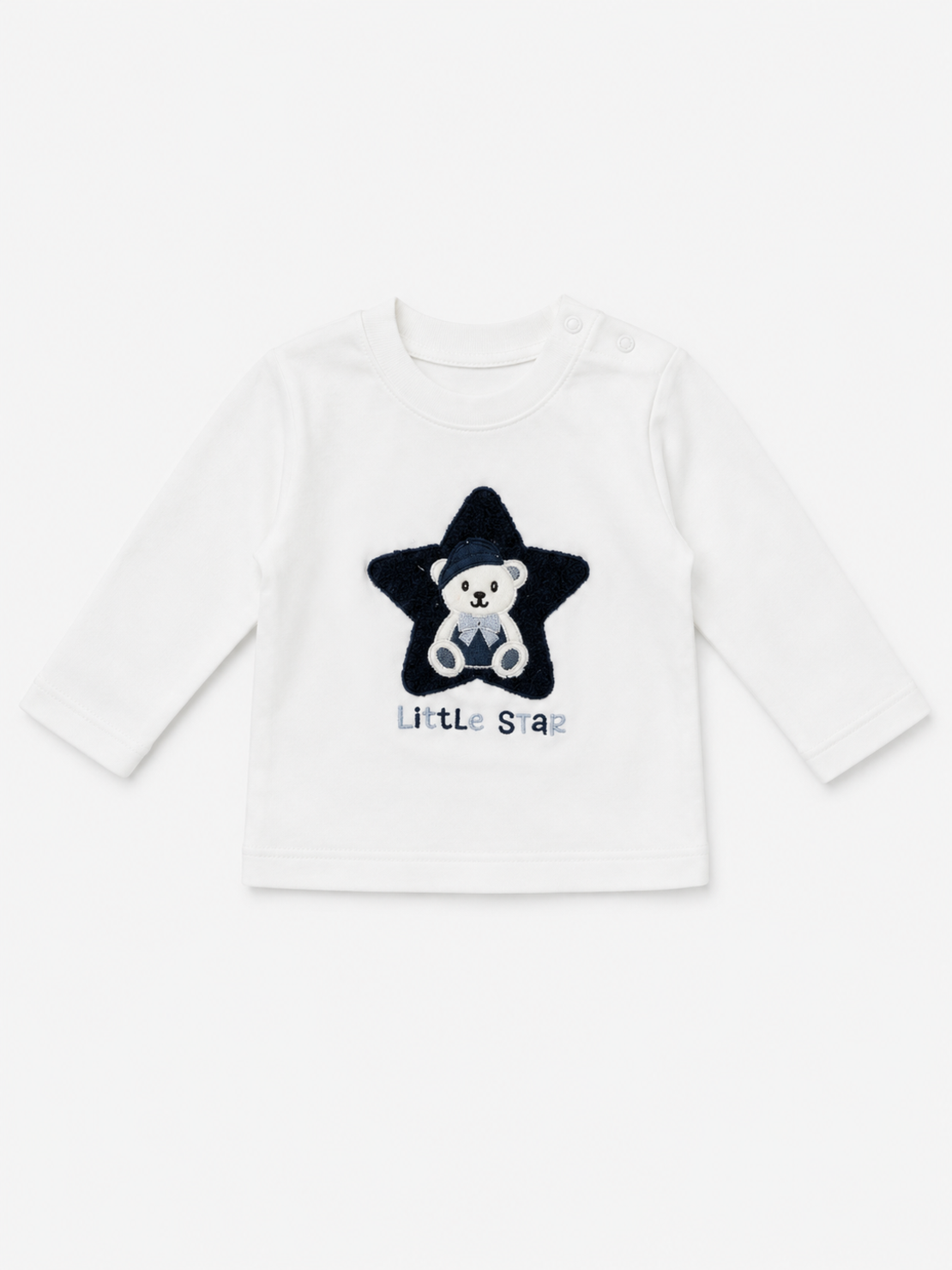 Бебешки комплект Little Star 3 части с пухкаво яке