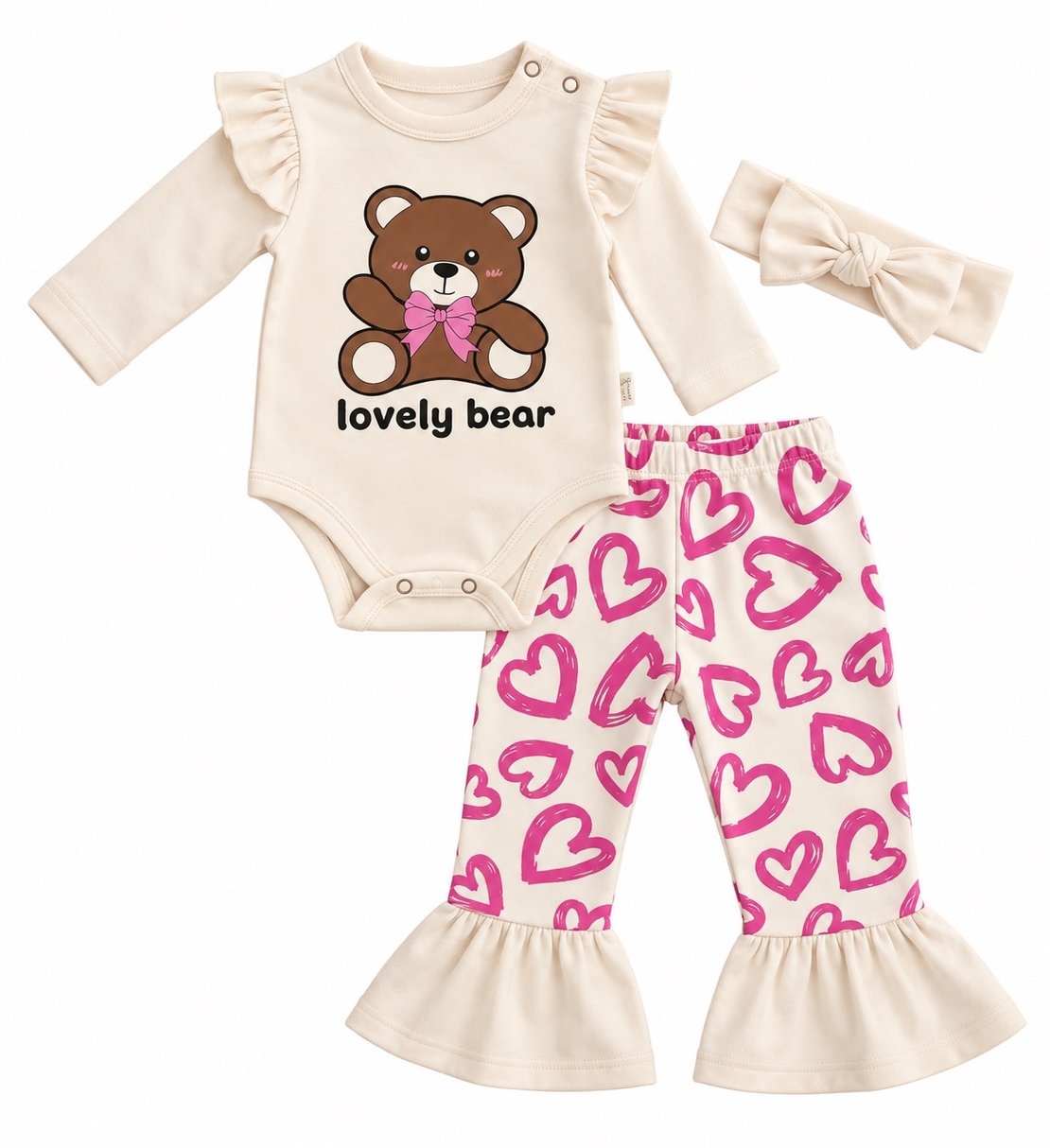 Бебешки комплектLovely Bear – 3 части