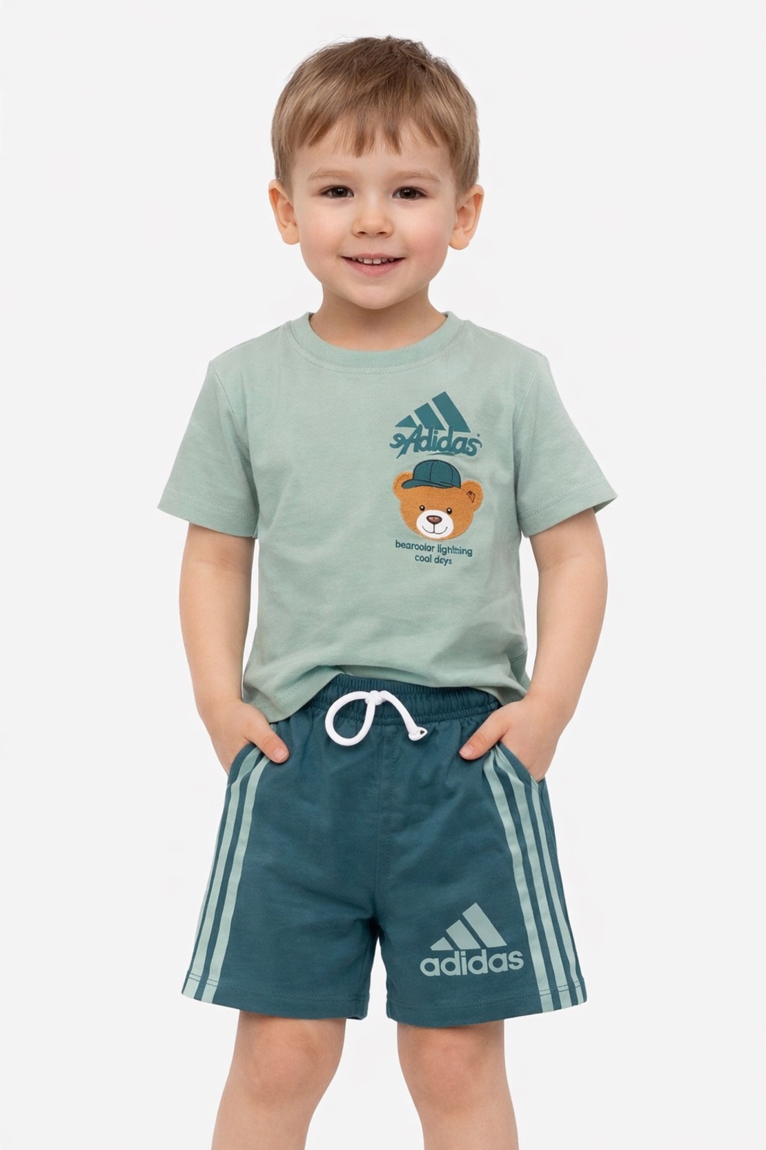 Детски комплект с мече за момче