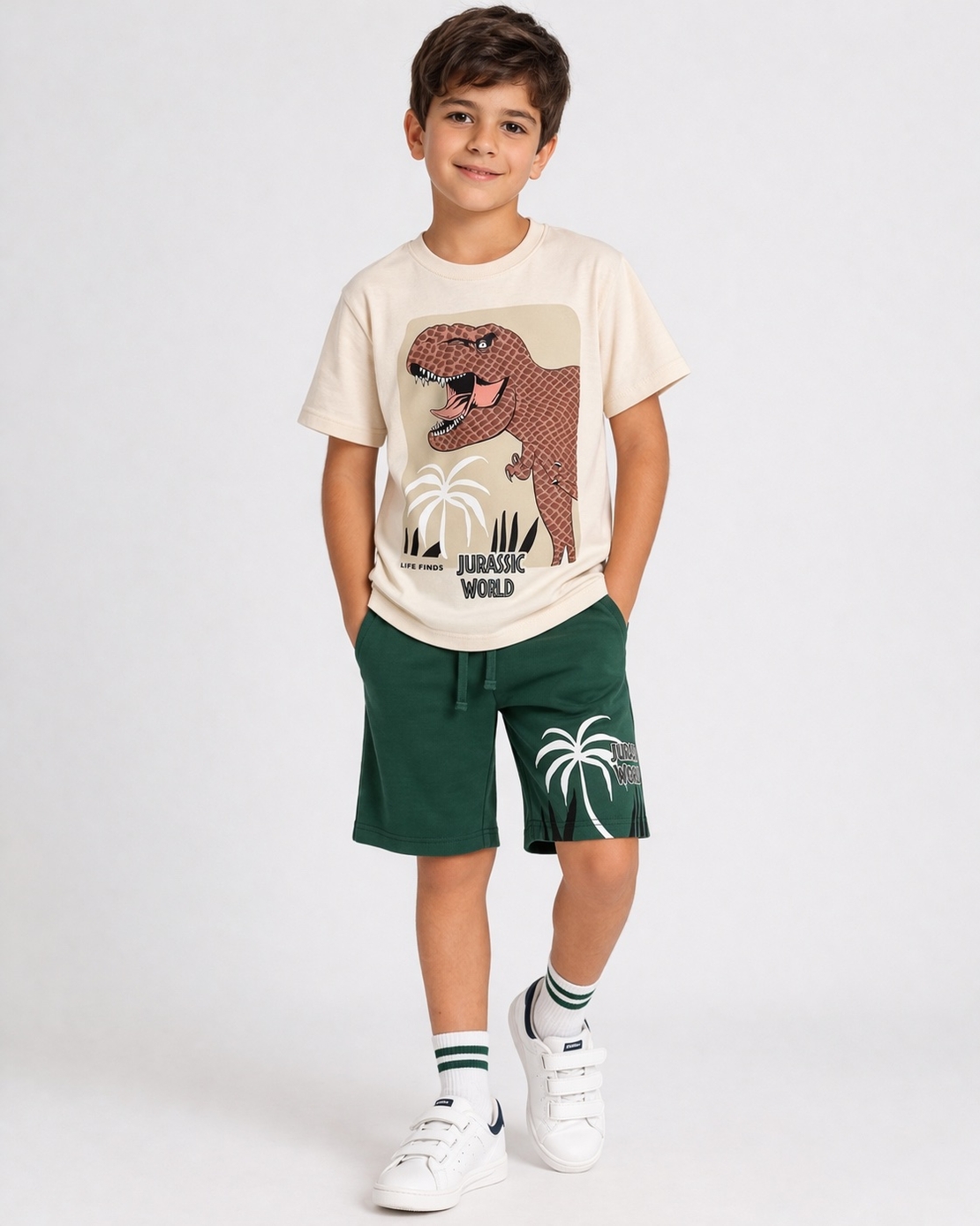 Детски комплект за момче с динозавър Jurassic