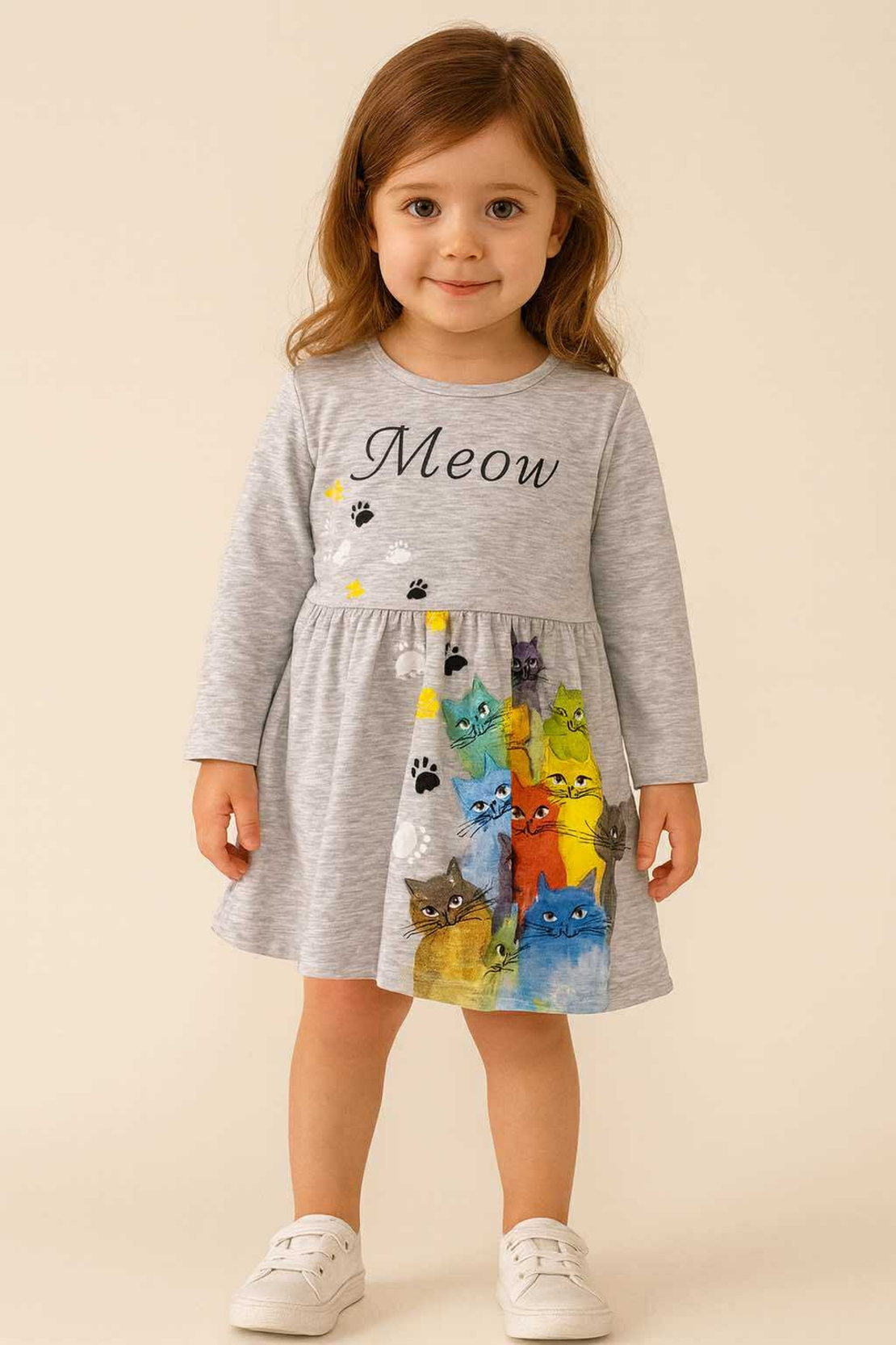 Детска рокля Meow