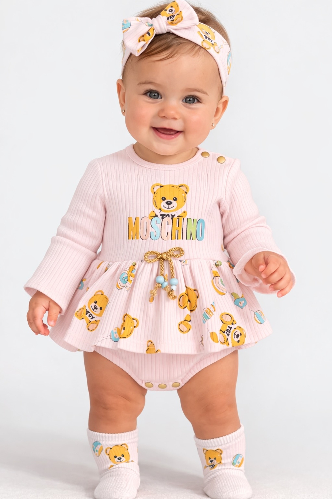 Бебешко боди рокля с мече