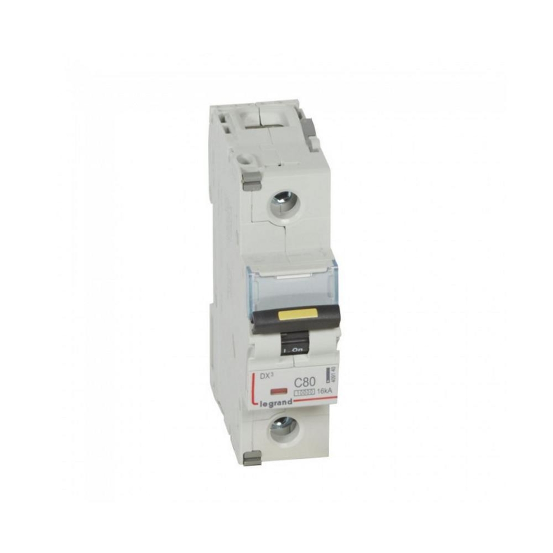 Автоматичен прекъсвач DX³ MCB 1P 80A крива С 16kA, 1.5 мод., Legrand