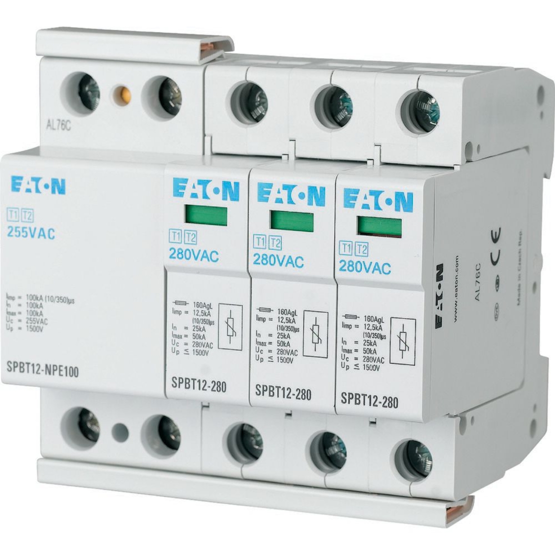 SPBT12-280-3+NPE- Защита от пренапрежение, клас 