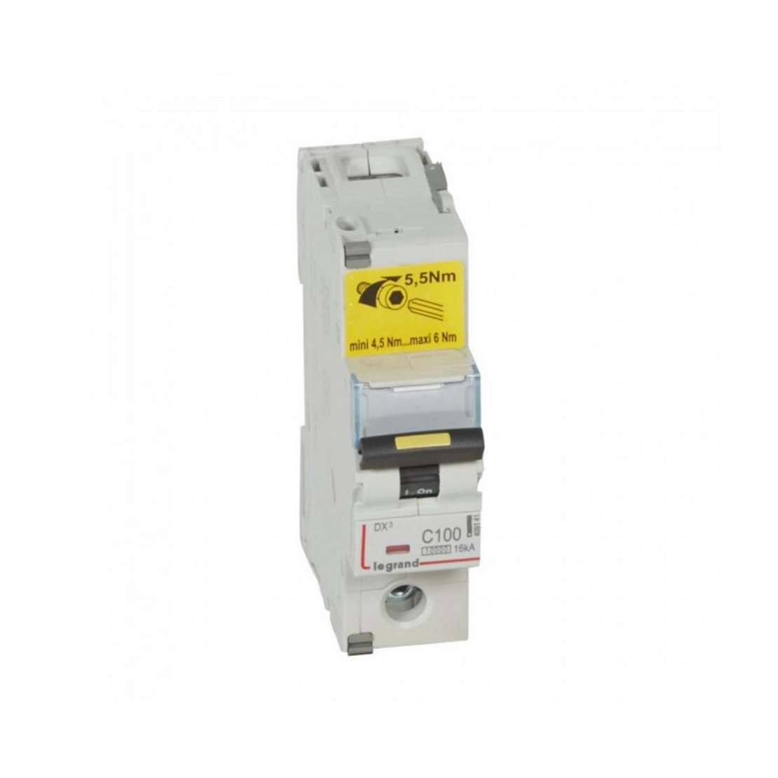 Автоматичен прекъсвач DX³ MCB 1P 100A крива С 16kA, 1.5 мод., Legrand