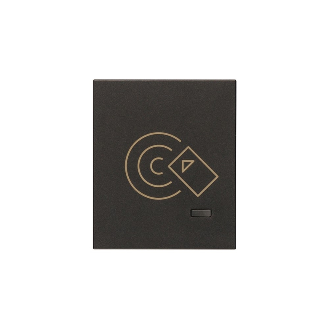 IoT connected NFC/RFID reader black, Linea, Vimar