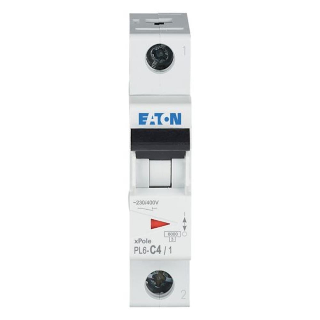PL6-C4/1 - Автоматичен прекъсвач MCB 1P 4A крива C 6kA, Eaton