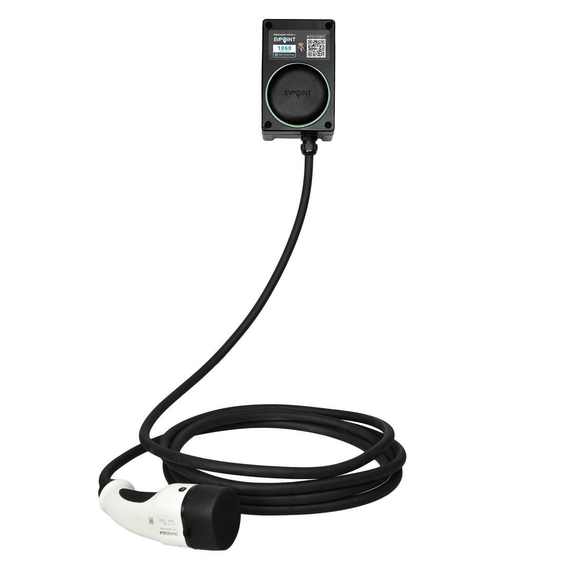 Зарядна станция за електромобили EVPoint EV7-T15 М КАБЕЛ ТИП 1 | 7.4 KW AC