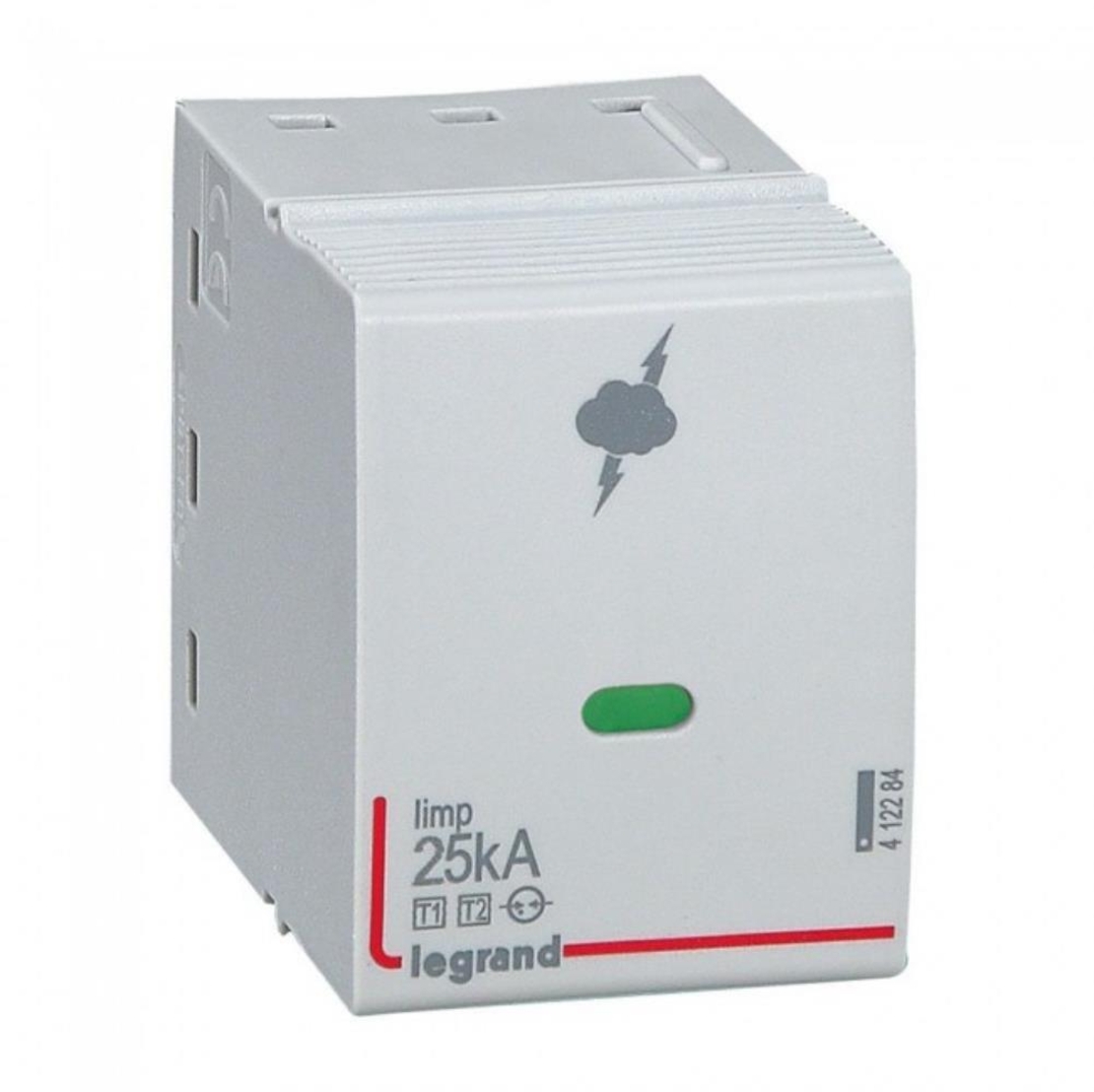 Сменяем модул за катоден отводител SPD T1+T2, 25 kA/полюс, Legrand