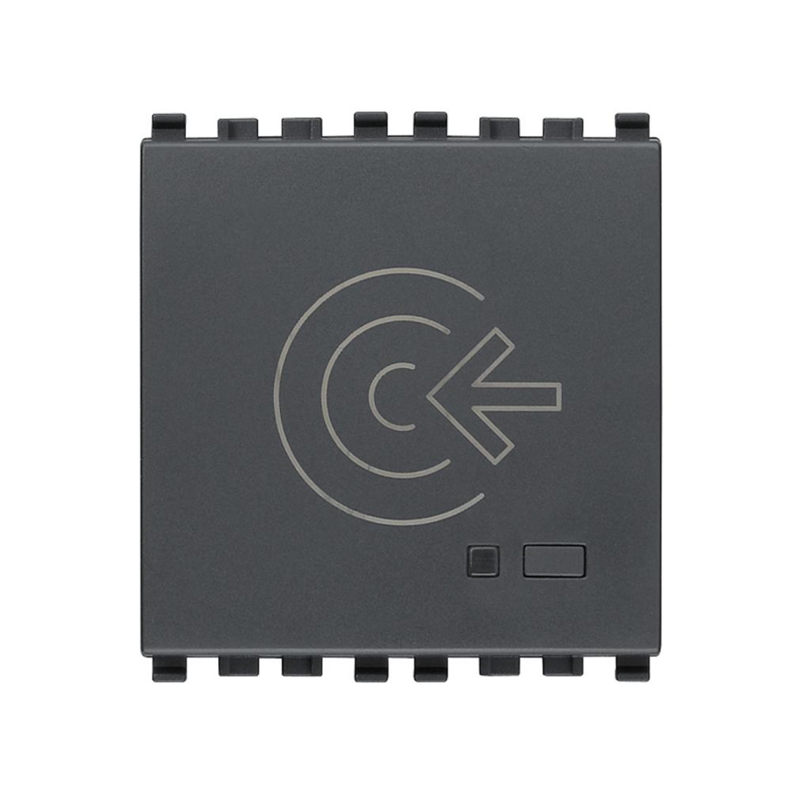 Смарт четец на NFC/RFID карти, Wireles View цвят Сив VIMAR EIKON