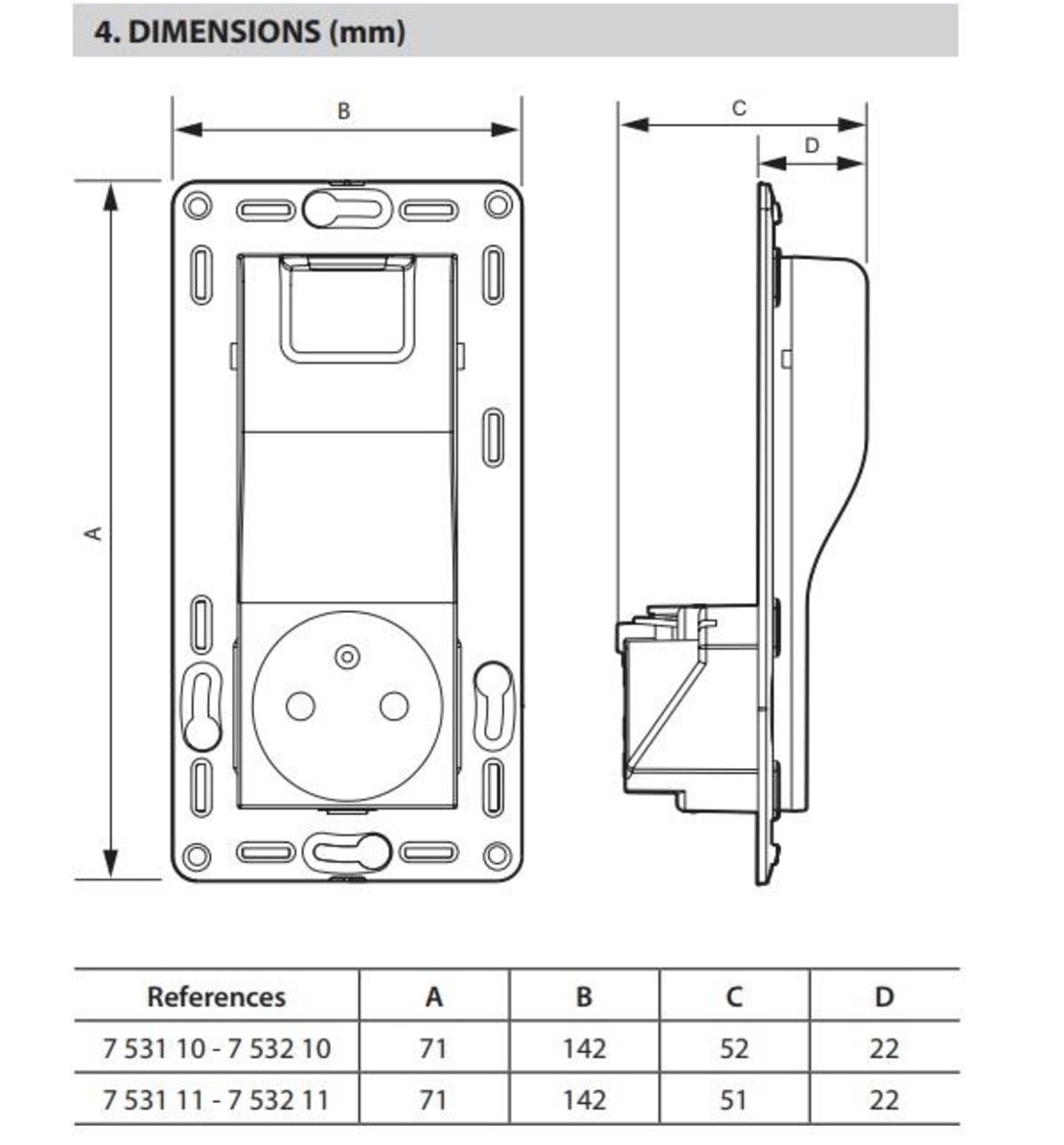 Legrand Комбиниран контакт 2P+E/USB 1500mA Valena life крем