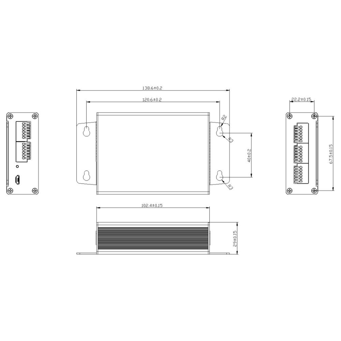 USB алармен модул за NVR и DVR, ELVOX, Vimar