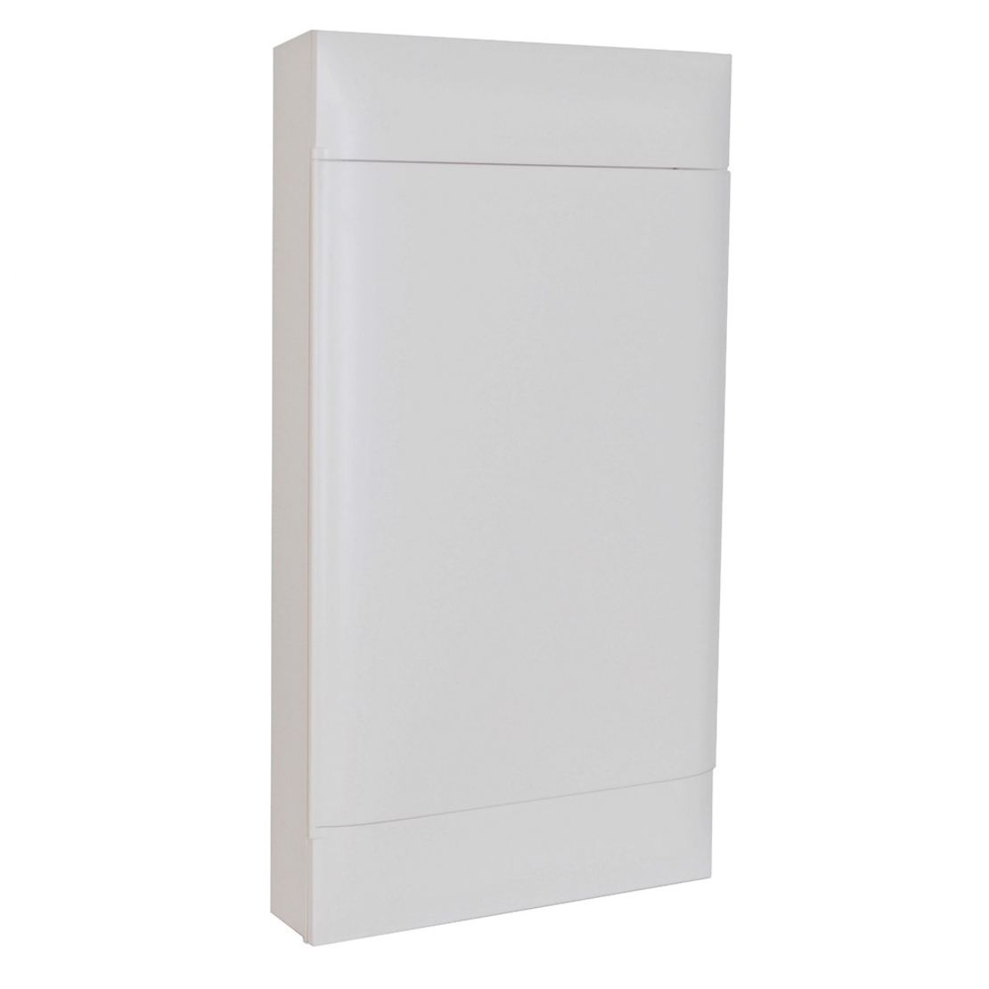Табло за открит монтаж, 48 (4x12) модула, бяла врата, PE+N шини, Practibox S, Legrand