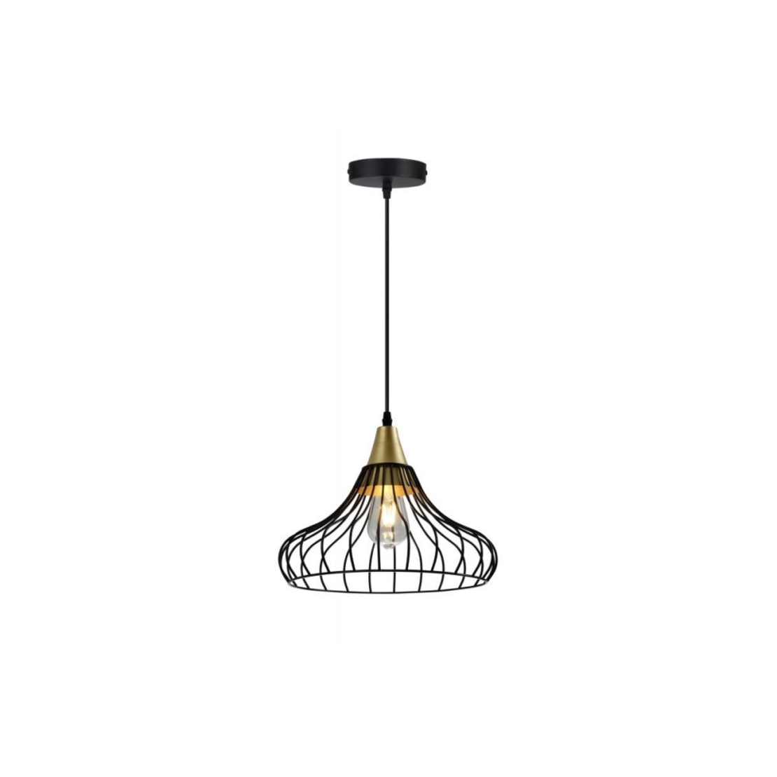 Осветително тяло LOTTE,2622,AC220-240V,50/60Hz,1*E27, IP20, черен/злато