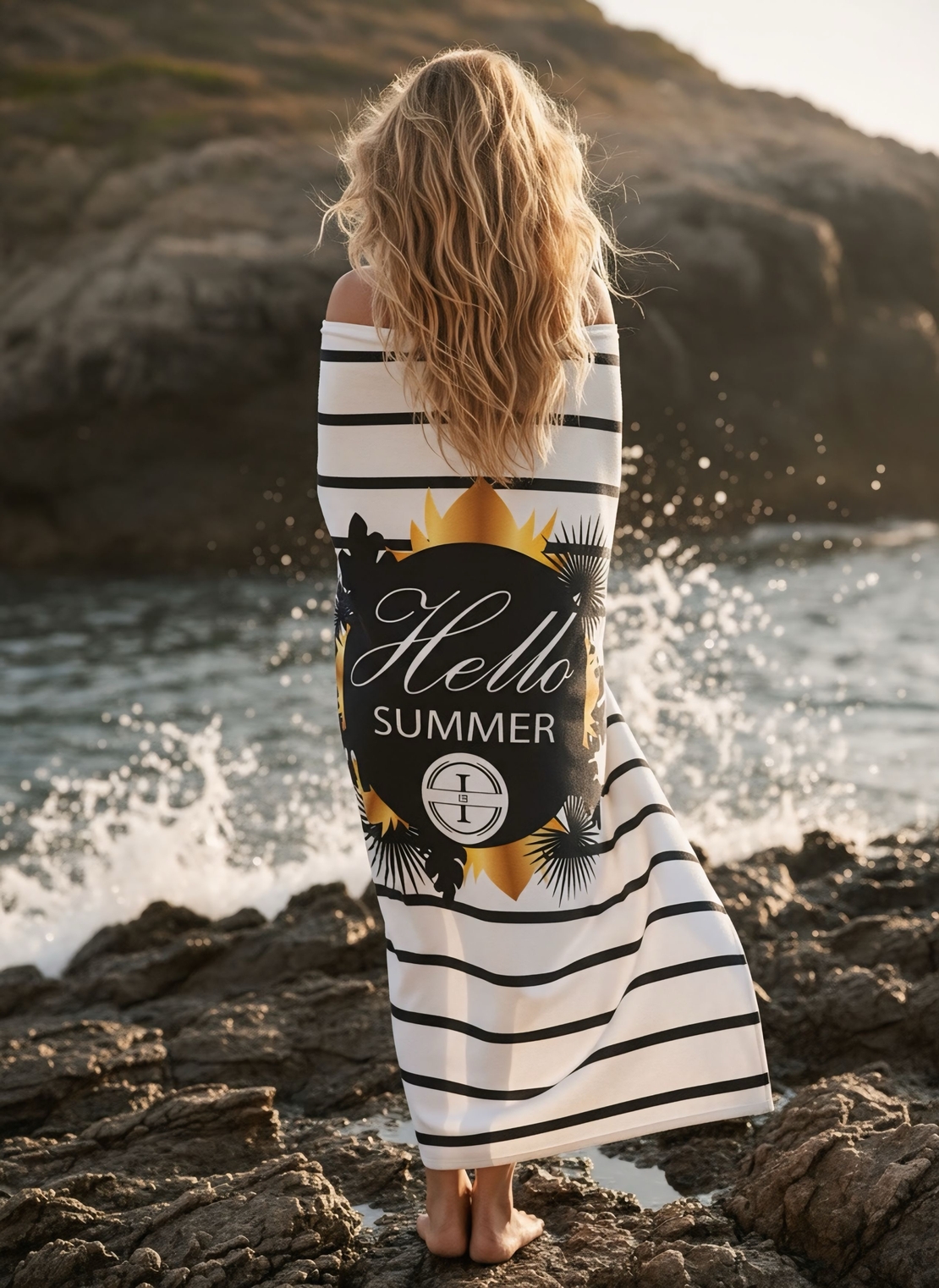 Плажна хавлия Hello Summer