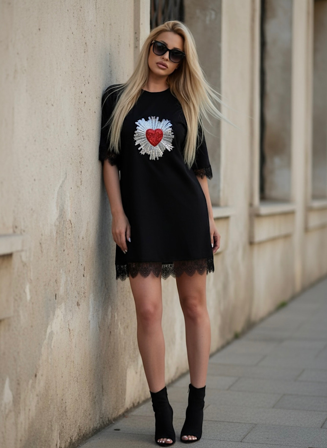 Дамска рокля Heartlight Black Dress